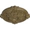 Ekena Millwork Hamilton Ceiling Medallion (Canopies up to 3 3/4"), 17 3/8"OD x 1 3/4"P, Mississippi Mud Crackle CM17HAMMC - alternate 3